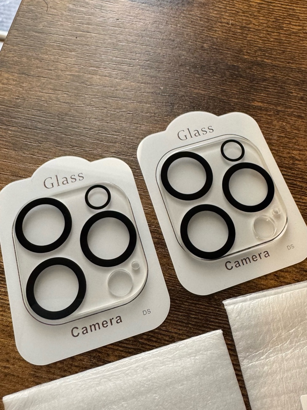 Camera Lens Glass Screen Protectors - Black
